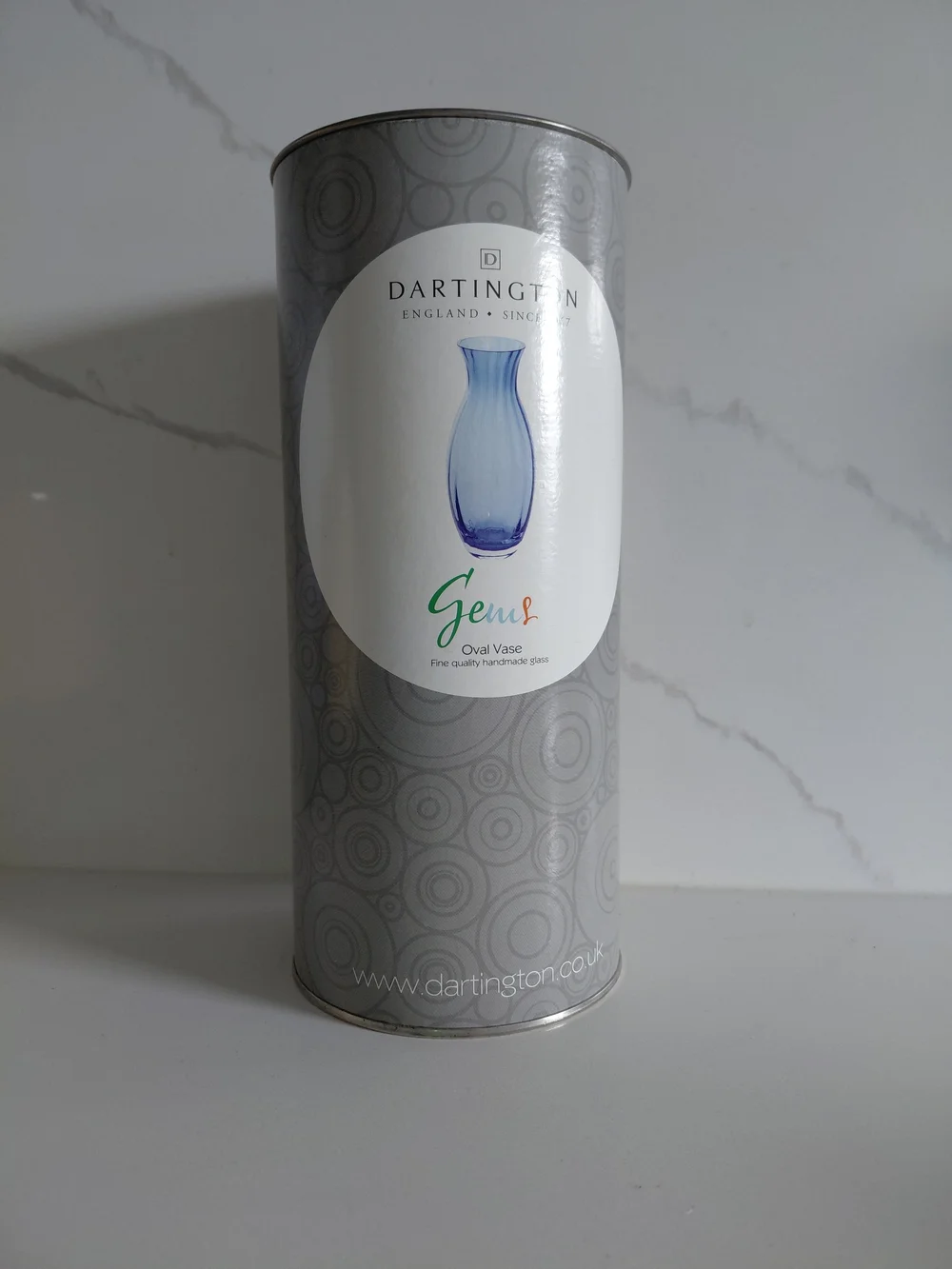 Dartington Cobalt Blue Vase